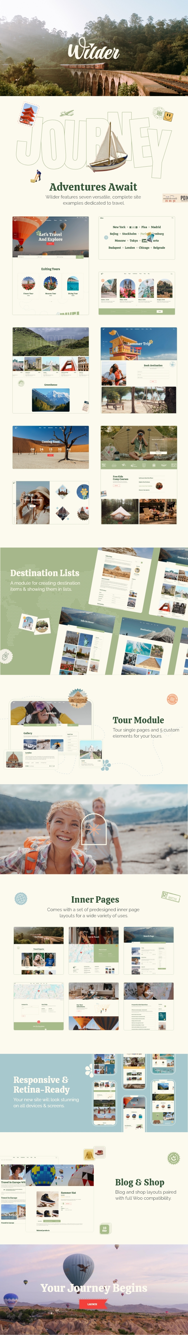 Wilder - Travel Agency and Tourism Theme - 3